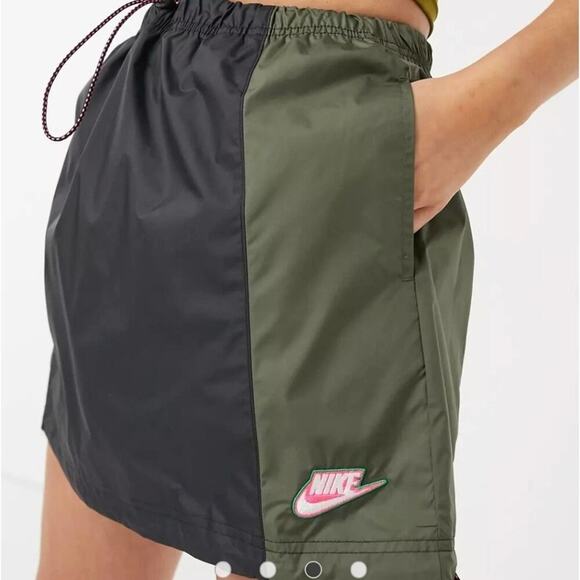 Nike Icon Clash Woven Skirt 2X Black and Green athletic Tennis Utility Plus Size - Picture 5 of 14